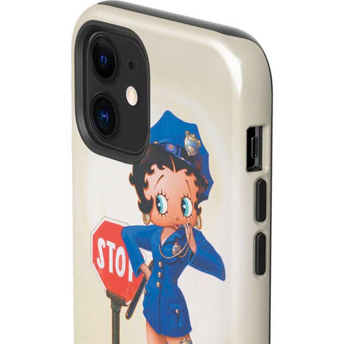 Betty Boop The Police Officer iPhone 12 Impact Case
