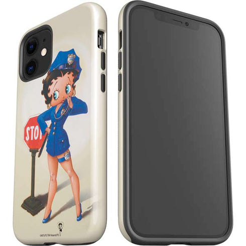 Betty Boop The Police Officer iPhone 12 Impact Case