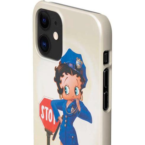 Betty Boop The Police Officer iPhone 12 Mini Lite Case