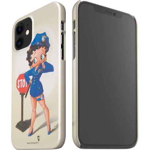 Betty Boop The Police Officer iPhone 12 Mini Lite Case