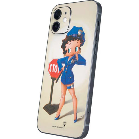 Betty Boop The Police Officer iPhone 12 Mini Skin