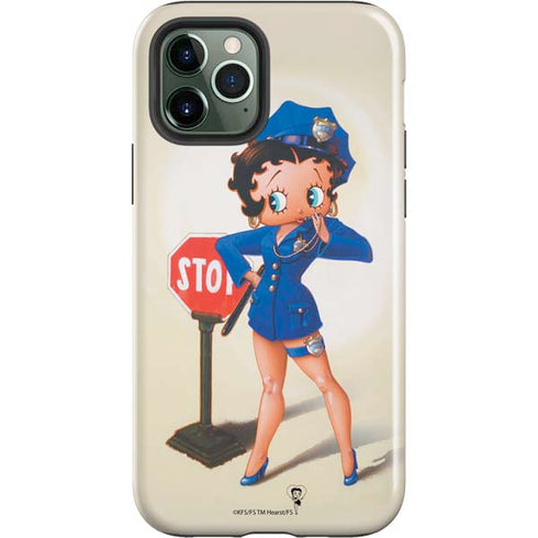 Betty Boop The Police Officer iPhone 12 Pro Impact Case