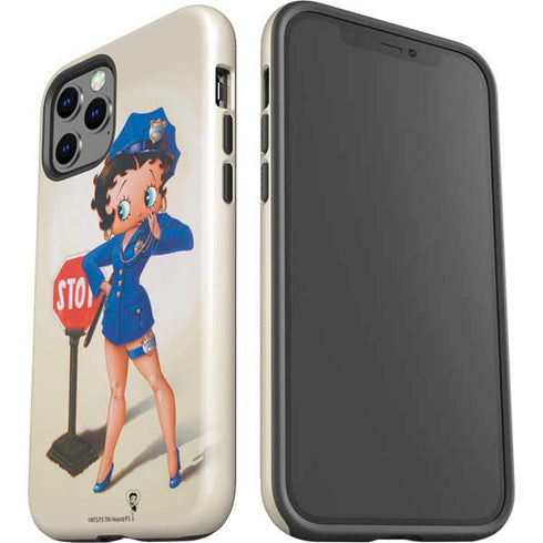 Betty Boop The Police Officer iPhone 12 Pro Max Impact Case