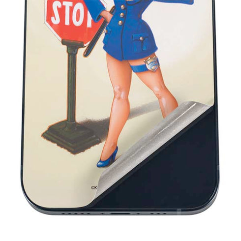 Betty Boop The Police Officer iPhone 12 Skin