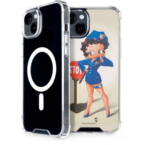 Betty Boop The Police Officer iPhone 13 MagSafe Case