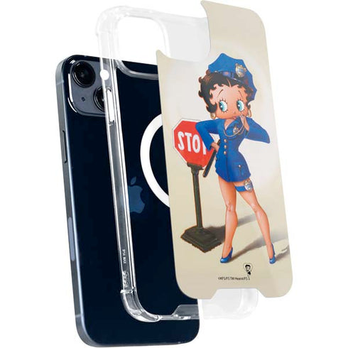 Betty Boop The Police Officer iPhone 13 MagSafe Case