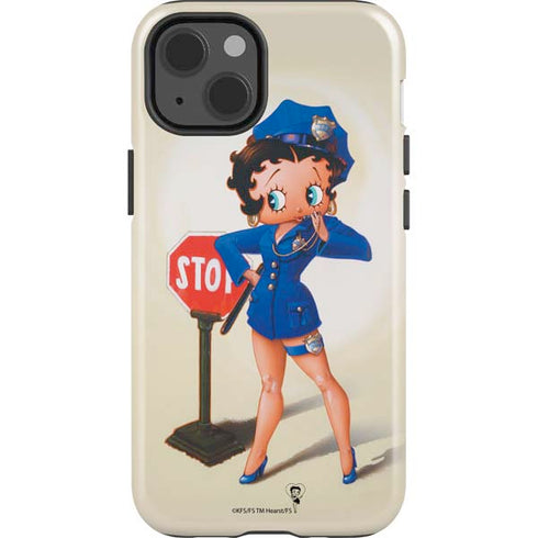 Betty Boop The Police Officer iPhone 15 Impact Case