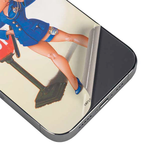 Betty Boop The Police Officer iPhone 14 Pro Max Skin