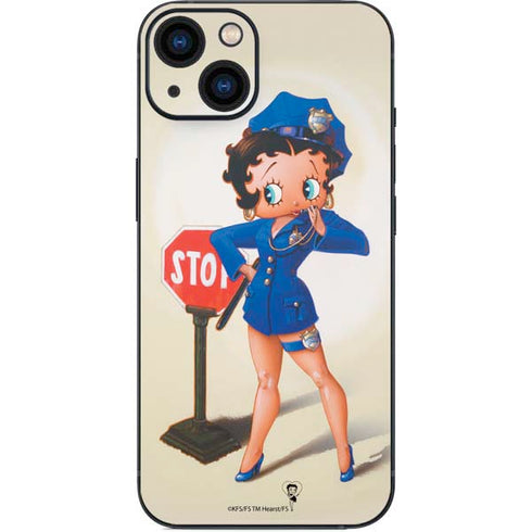 Betty Boop The Police Officer iPhone 14 Skin