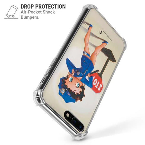 Betty Boop The Police Officer iPhone 7/8 Plus Clear Case