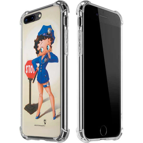 Betty Boop The Police Officer iPhone 7/8 Plus Clear Case