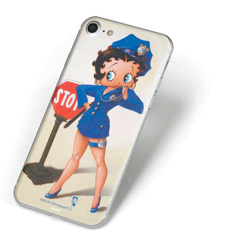 Betty Boop The Police Officer iPhone 8 Skin