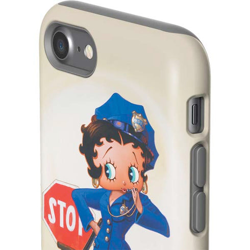Betty Boop The Police Officer iPhone SE (2nd & 3rd Gen) Pro Case