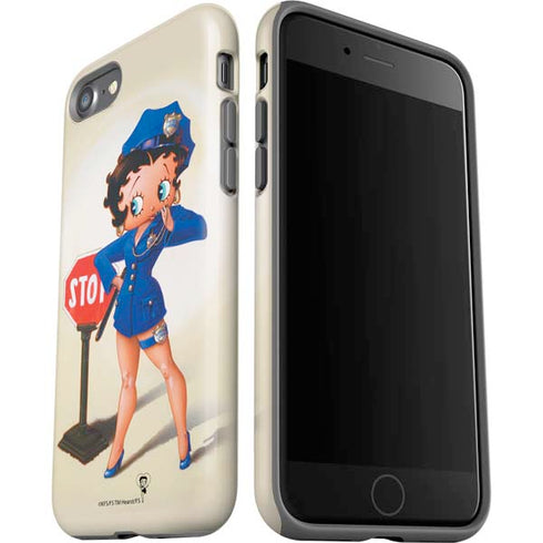 Betty Boop The Police Officer iPhone SE (2nd & 3rd Gen) Pro Case