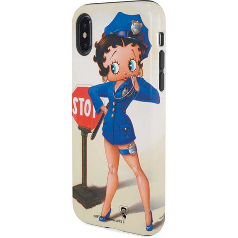Betty Boop The Police Officer iPhone X Pro Case