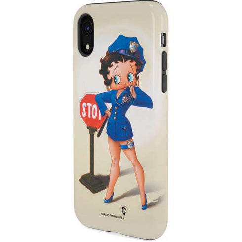 Betty Boop The Police Officer iPhone XR Pro Case