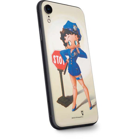 Betty Boop The Police Officer iPhone XR Skin
