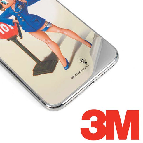 Betty Boop The Police Officer iPhone XR Skin