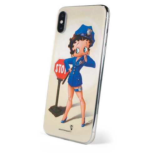 Betty Boop The Police Officer iPhone XS Max Skin