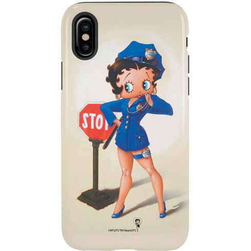 Betty Boop The Police Officer iPhone XS Pro Case
