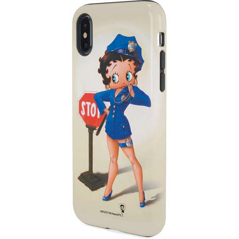 Betty Boop The Police Officer iPhone XS Pro Case