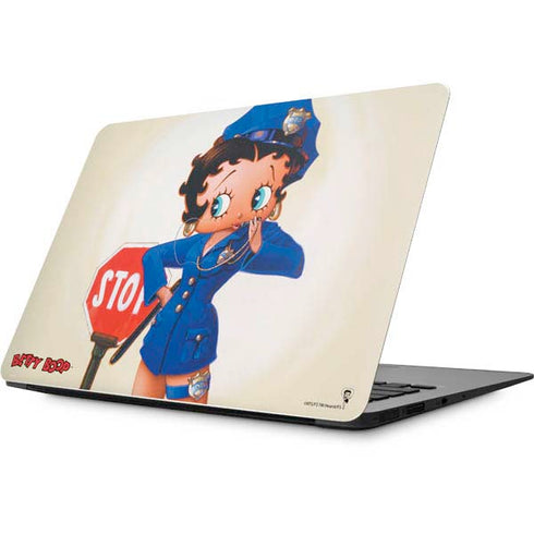 Betty Boop The Police Officer Apple MacBook Skin