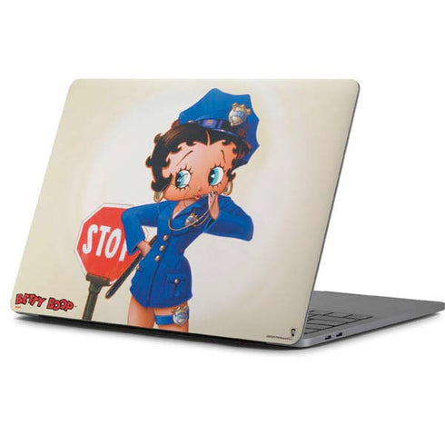 Betty Boop The Police Officer Apple MacBook Pro 13-inch Skin