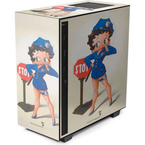 Betty Boop The Police Officer NZXT H510 Compact ATX Mid-Tower Case Skin