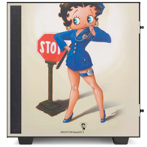 Betty Boop The Police Officer NZXT H510 Compact ATX Mid-Tower Case Skin