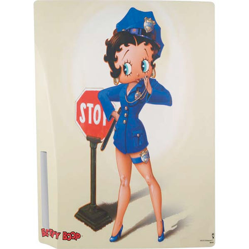 Betty Boop The Police Officer PS5 Console Skin