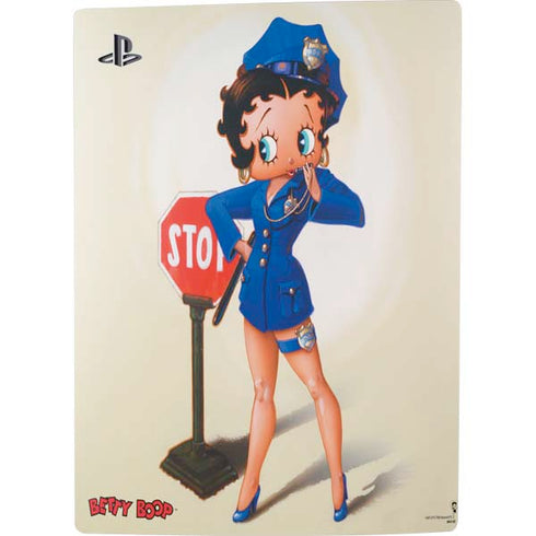 Betty Boop The Police Officer PS5 Digital Edition Console Skin