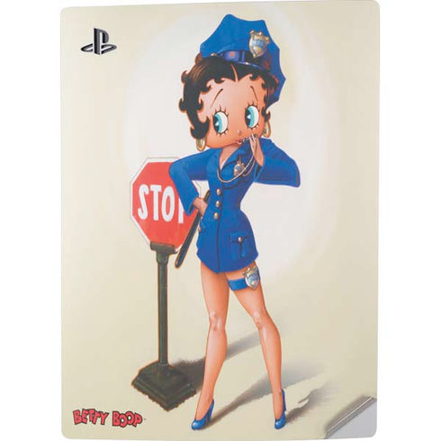 Betty Boop The Police Officer PS5 Digital Edition Console Skin