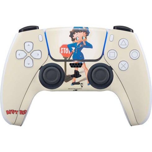 Betty Boop The Police Officer PS5 Controller Skin