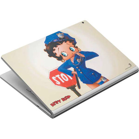 Betty Boop The Police Officer Surface Book Skin