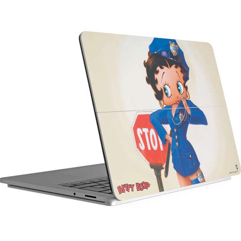 Betty Boop The Police Officer Surface Laptop Studio Skin