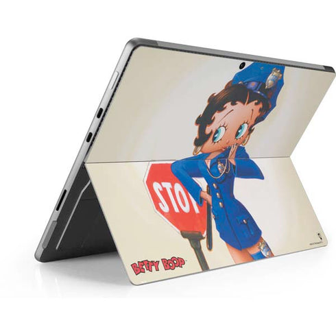 Betty Boop The Police Officer Surface Pro 9 Skin