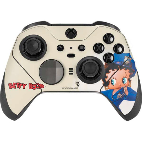 Betty Boop The Police Officer Xbox Elite Wireless Controller Series 2 Skin