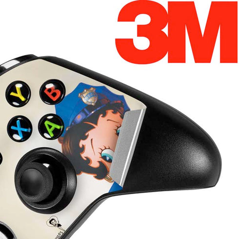 Betty Boop The Police Officer Xbox One X Controller Skin