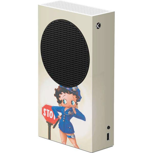 Betty Boop The Police Officer Xbox Series S Console Skin