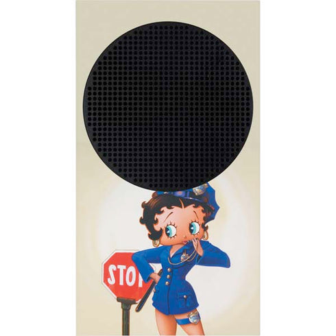 Betty Boop The Police Officer Xbox Series S Console Skin