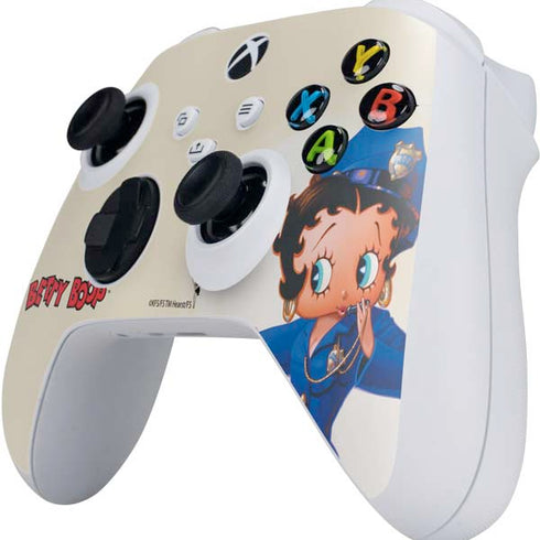 Betty Boop The Police Officer Xbox Series S Controller Skin