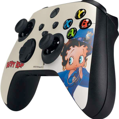 Betty Boop The Police Officer Xbox Series X Controller Skin