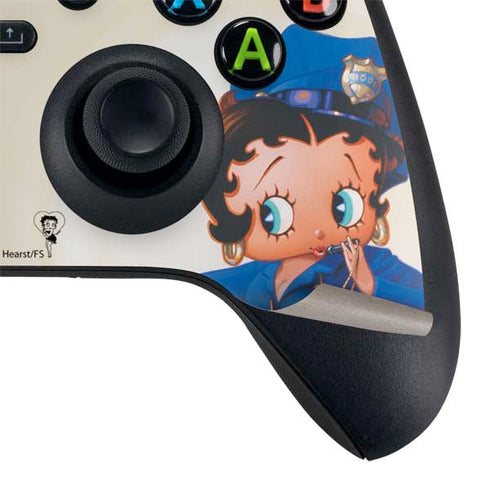 Betty Boop The Police Officer Xbox Series X Controller Skin