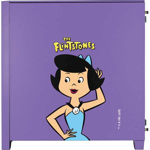 The Flinstones Betty Rubble Corsair 4000D Tempered Glass Mid-Tower ATX Case Skin