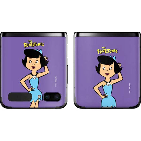 The Flinstones Betty Rubble Galaxy Z Flip Skin