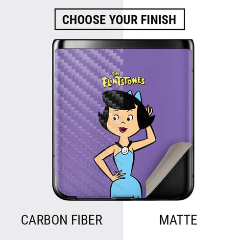 The Flinstones Betty Rubble Galaxy Z Flip Skin