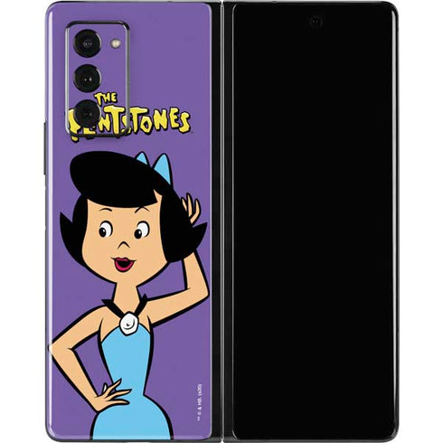 The Flinstones Betty Rubble Galaxy Z Fold2 5G Skin