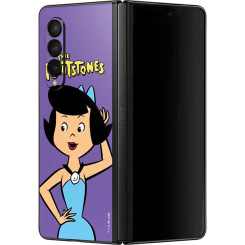 The Flinstones Betty Rubble Galaxy Z Fold3 5G Skin