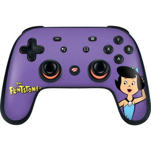 The Flinstones Betty Rubble Google Stadia Controller Skin