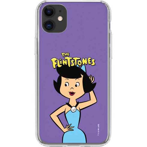 The Flinstones Betty Rubble iPhone 11 Clear Case